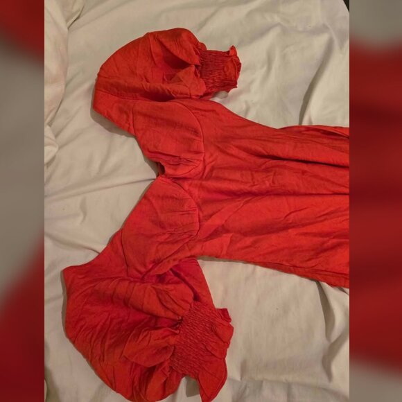 XS Red Lined Dress - Picture 4 of 4